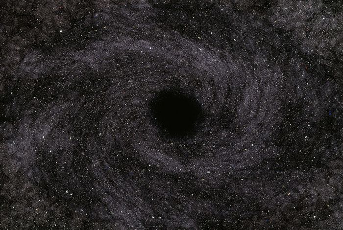 A black hole