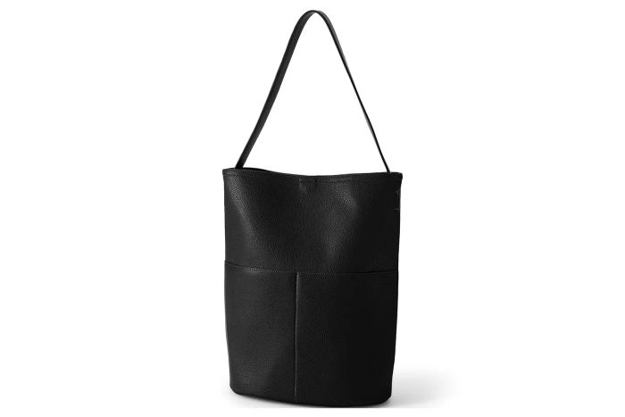 Women's Faux Leather Bucket Bag