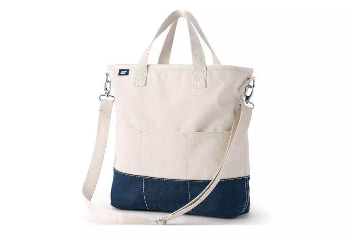 Lands' End Inside Out Canvas Tote