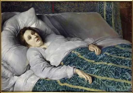 Young Woman Death Bed Hi-1