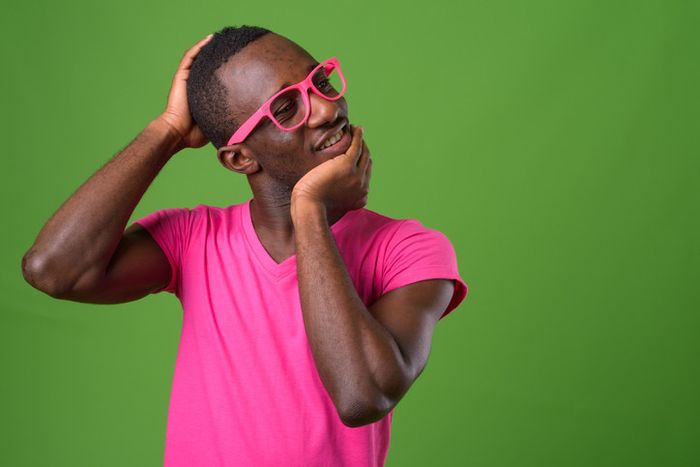 Man cracking his neck