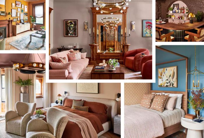 Mytour Home 2024 Collage, showcasing the living room and bedroom