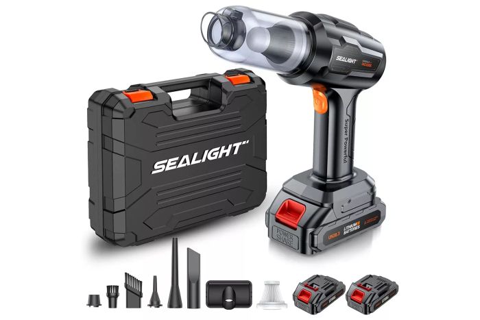 Amazon SEALIGHT Handheld Car Vacuum Cordless