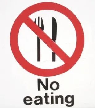 No Eating