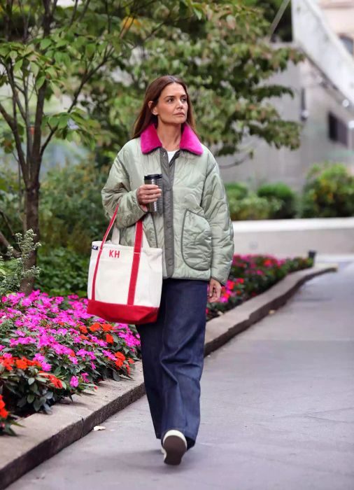 Katie Holmes Lands End Tote