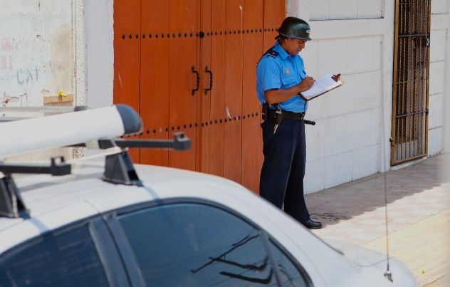 Nicaraguan Police Officer