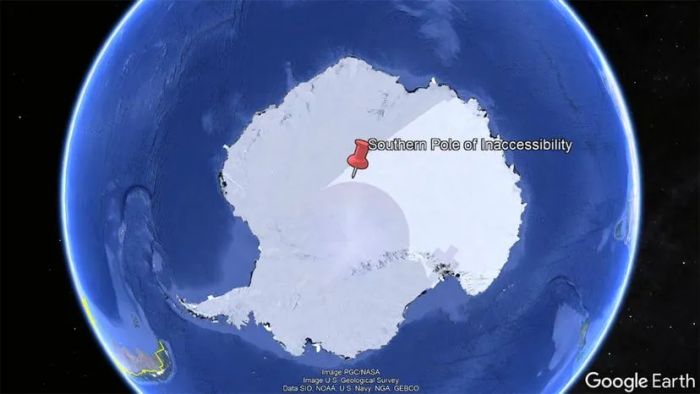 poles of inaccessibility