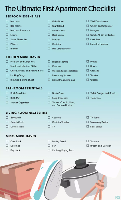 First Apartment Checklist