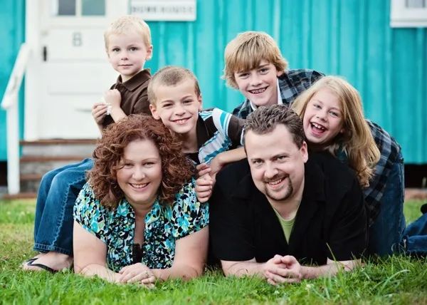 Happy Smiling Family