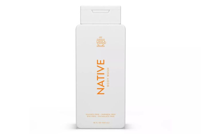 Native Body Wash in Pumpkin Spice Latte Scent