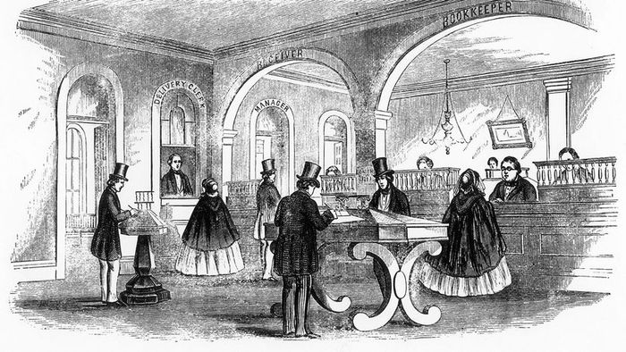 Reception rooms for telegraph messages