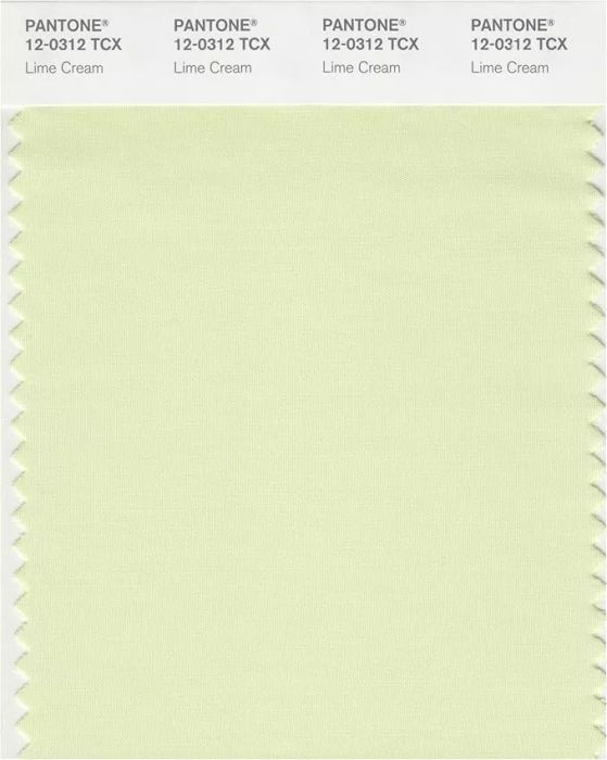 Pantone's Lime Cream