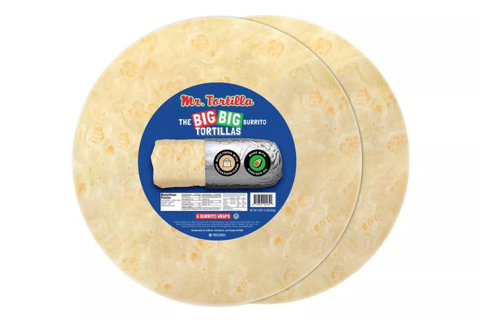 Mr. Tortilla Big Big Burrito Wraps