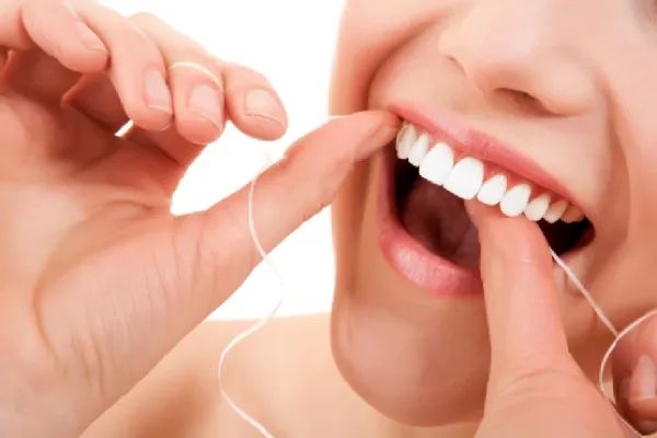 Flossing Teeth