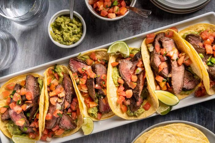Flat-Iron Steak Tacos