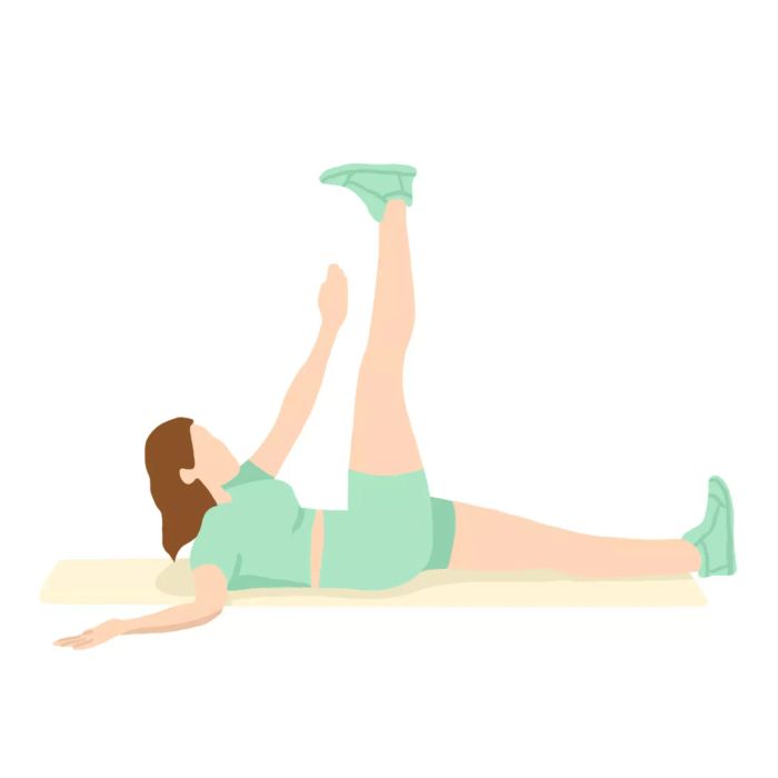 Oblique Exercises: jackknife one-sided illustration