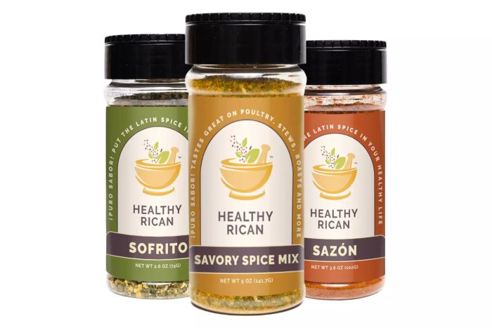 Healthy Rican Adobo Sazon Sofrito Savory Herb Spice Mixes