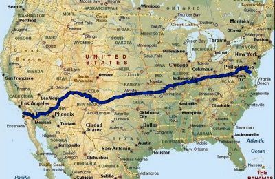 Race-Across-America-Map