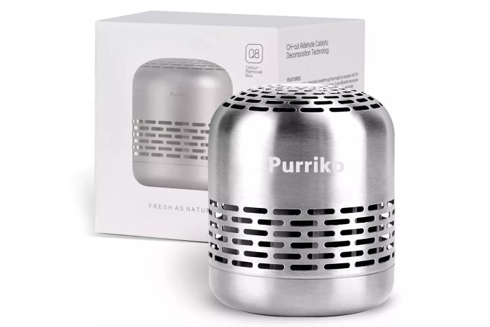 Purriko Refrigerator Deodorizer by Amazon is the perfect solution for keeping your fridge fresh. This compact device doesn’t need batteries or refills and can last for up to 10 years. It’s made of durable stainless steel, is non-toxic, and rust-proof. Standing under 3 inches tall, one is sufficient for a regular-sized refrigerator, and it’s also ideal for mini fridges and smaller appliances. Reviewers note that it’s so small, it doesn’t get in the way, yet it does wonders for eliminating odors.