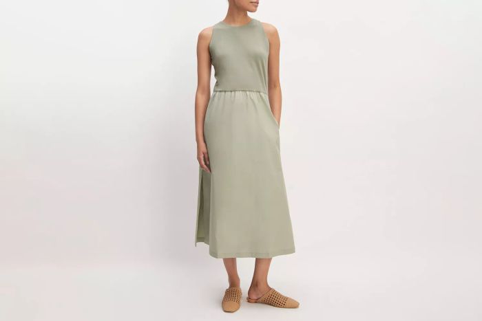 The Supima High-Neck Riviera Dress