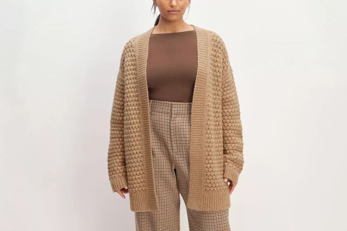 Everlane's Oversized Cloud Textured Cardigan