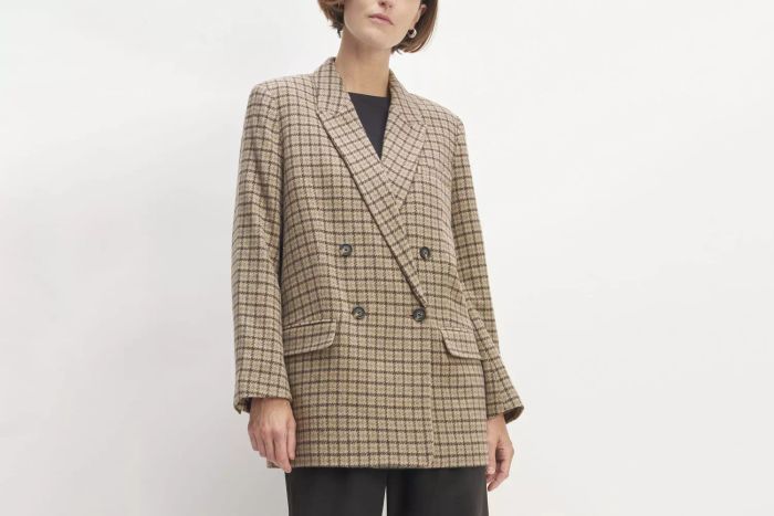 Everlane The ReWool® Double-Breasted Blazer