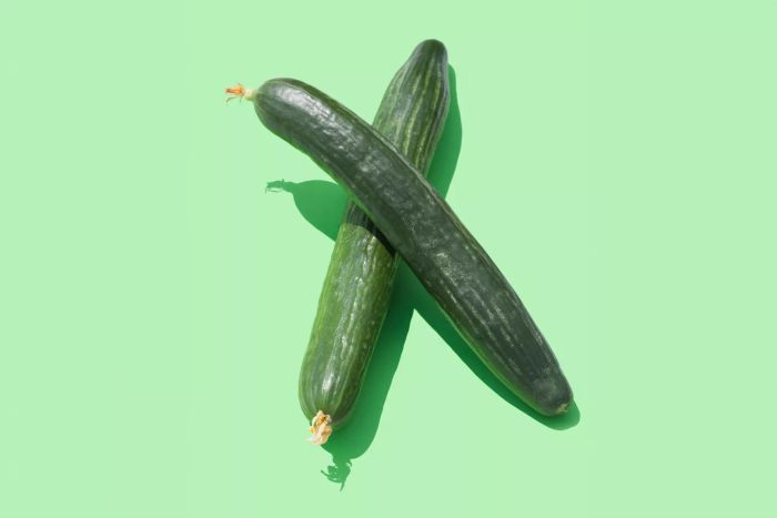 extra-long English cucumbers