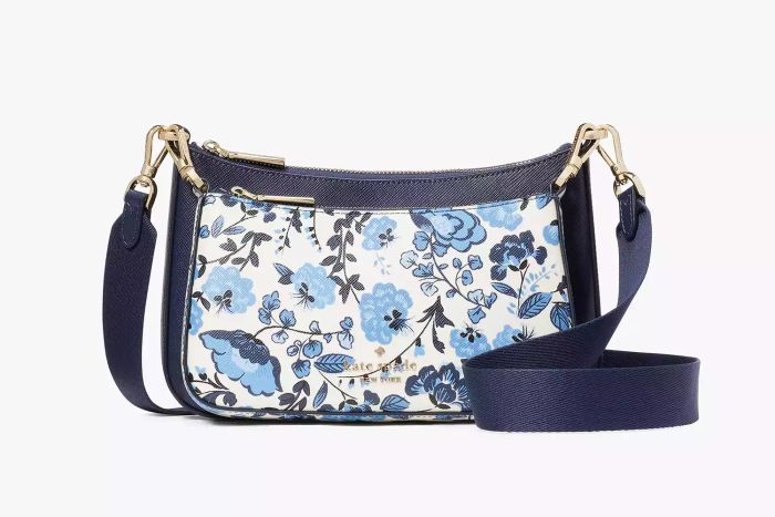 floral-themed crossbody bag