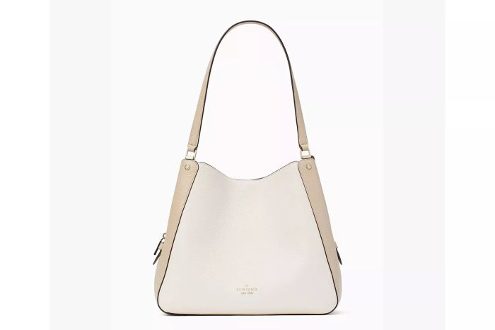 color-blocked shoulder bag