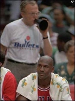 For over a decade, Robin Ficker built a legacy as one of the most famous hecklers in sports history. A passionate fan of the Washington Bullets (now Wizards), he held season tickets right behind the visiting team’s bench. Ficker was notorious for using a megaphone to taunt players, coaches, and even read racy excerpts from Phil Jackson's autobiography during Chicago Bulls games. His legacy in the heckling world is marked by his interaction with players and coaches, and while he stepped back from the scene in 1997, he has since returned to heckle at wrestling events at the University of Maryland.