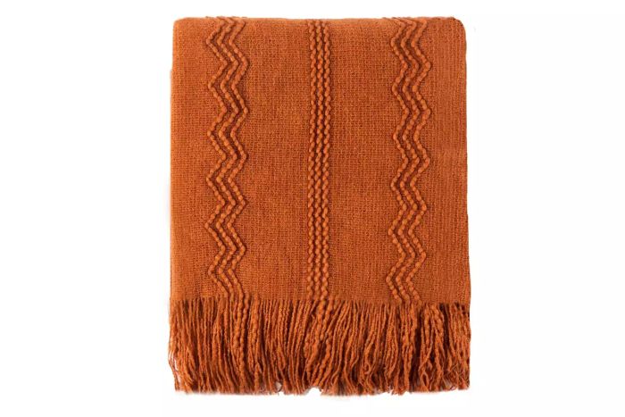 BATTILO HOME Caramel Throw Blanket for Couch,
