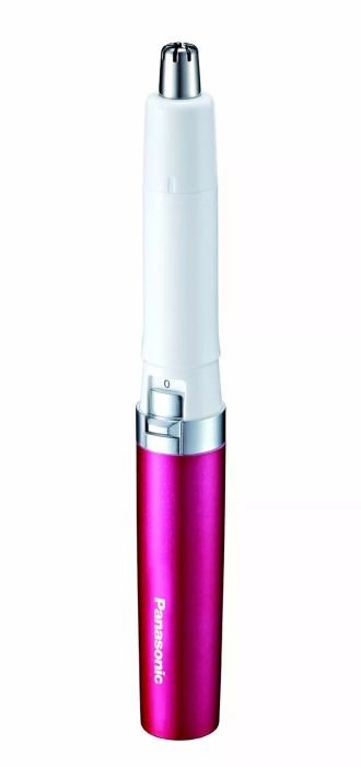 Panasonic Precision Nose Hair Trimmer (silver, white, and pink packaging)