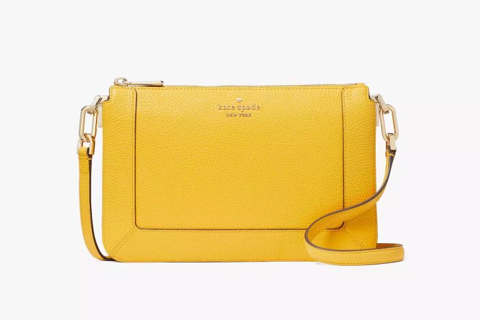 crossbody with double stitching