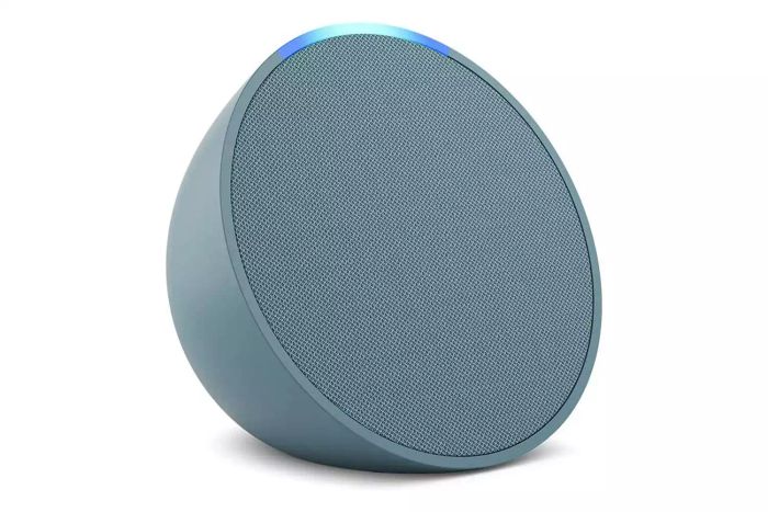 Amazon Echo Pop | Alexa fits seamlessly into any space: bedroom, living room,