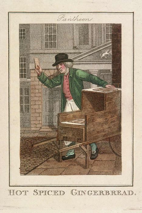 'Hot Spiced Gingerbread', Cries of London, 1804. Artist: Anon