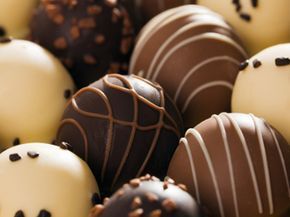 Assortment of chocolates