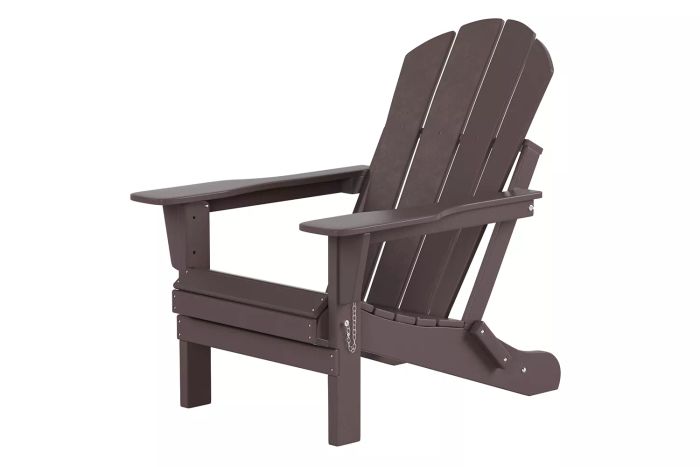 WestinTrends Outdoor Folding HDPE Adirondack Chair