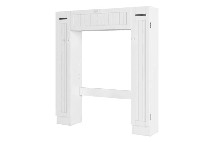 Homfa Over-The-Toilet Storage Cabinet with 2 Side Doors