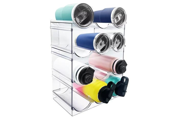 Spaclear 4-Pack Water Bottle Organizer