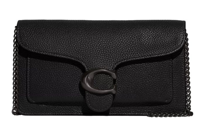 Coach Tabby Chain Clutch Black