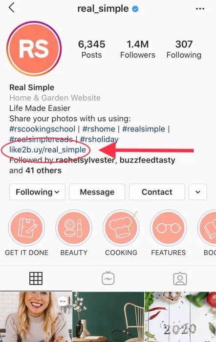 Where to Find the Link in Bio on Instagram