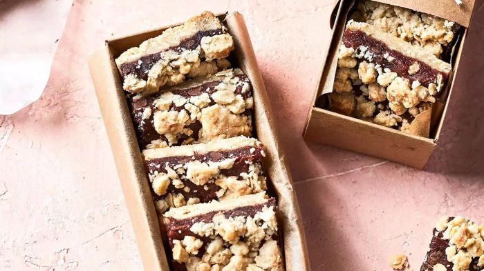 EXTRA SHARP: Chocolate Oat Date Bars