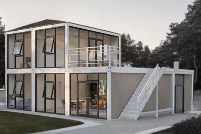 2024 Double-Storey Foldable Tiny Home, Portable Cabin Design
