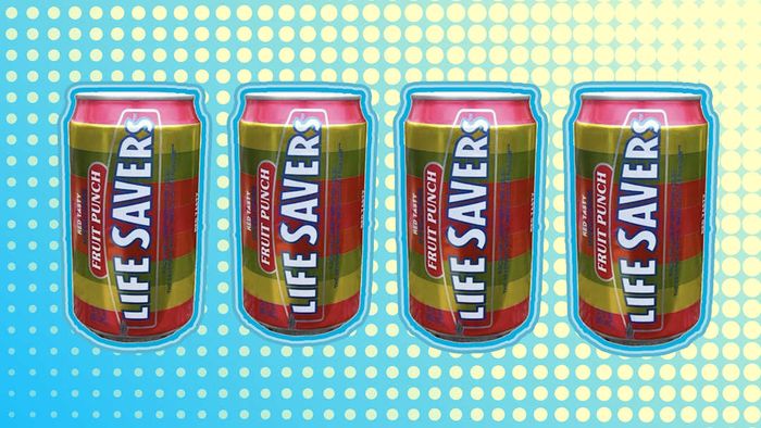 Life Savers launched a soda in Fruit Punch flavor, which was quite a unique concept for a soft drink.