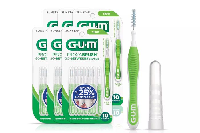 GUM Proxabrush Go-Betweens - Tight - Interdental Cleaning Brushes