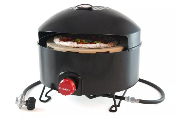 Pizzacraft PizzaQue, Portable Outdoor Pizza Oven, Heats Up