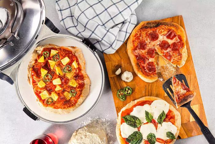 The PIEZANO Crispy Crust Pizza Oven by Granitestone