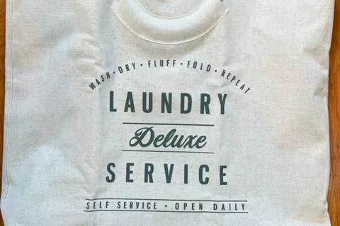 Better Homes & Gardens Deluxe Service Canvas Laundry Tote