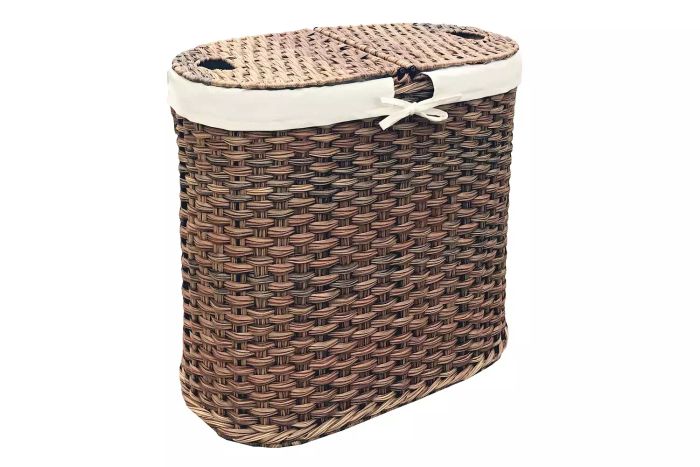 Seville Classics Woven Laundry Hamper
