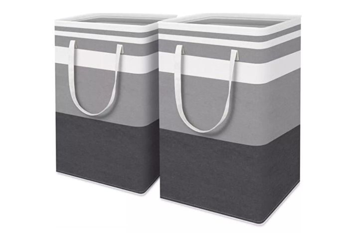 HomeHacks Large Laundry Basket Set of 2